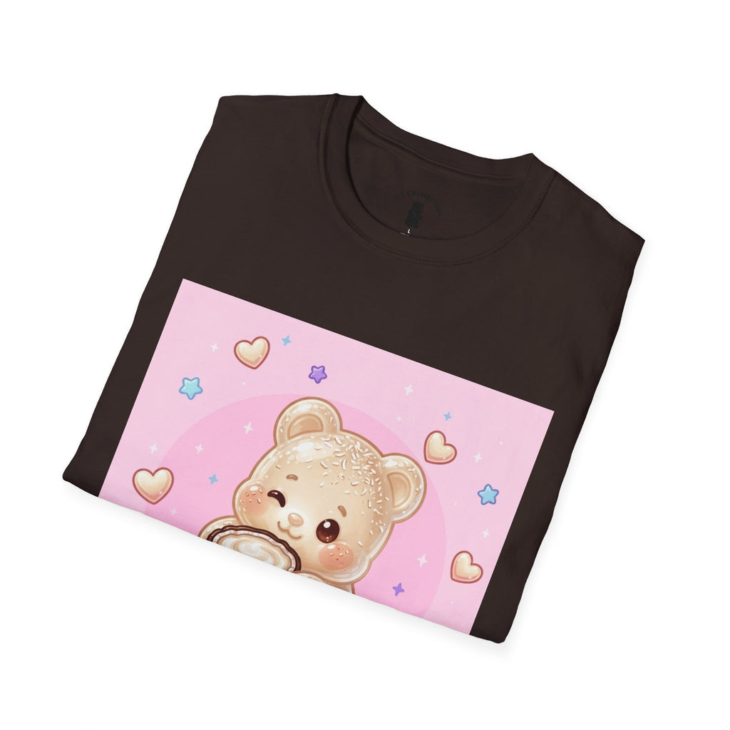 Coconut Milk Gooey Gummy Bear T-Shirt — Kawaii Dessert Graphic Tee