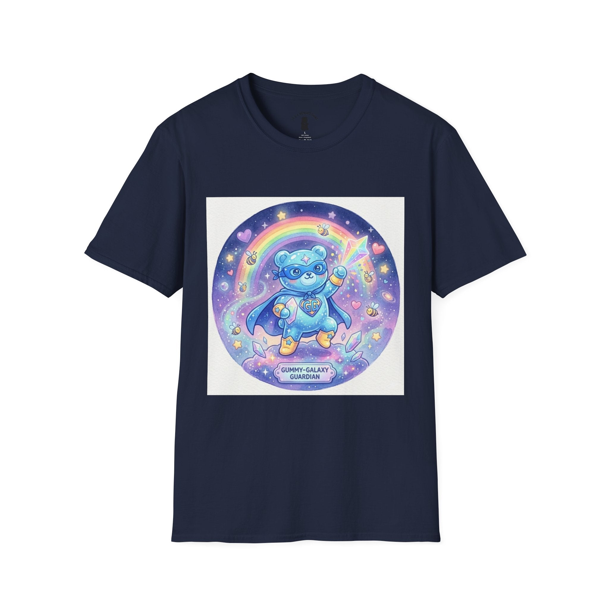Mighty Super Crystal Gooey Gummy Bear- Kawaii Graphic T-Shirt