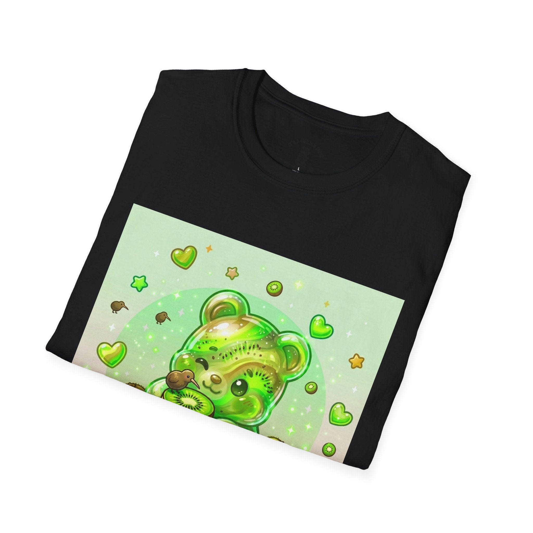 Kiwi Green Gooey Gummy Bear T-Shirt — Cute Graphic Tee