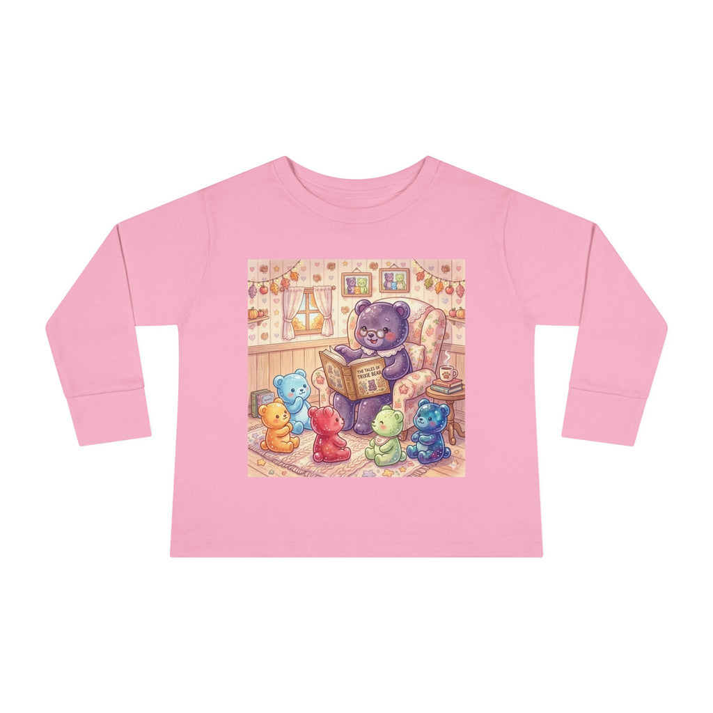 Nana Oozy Gummy Bear Story Time- Graphic Long Sleeve Shirt