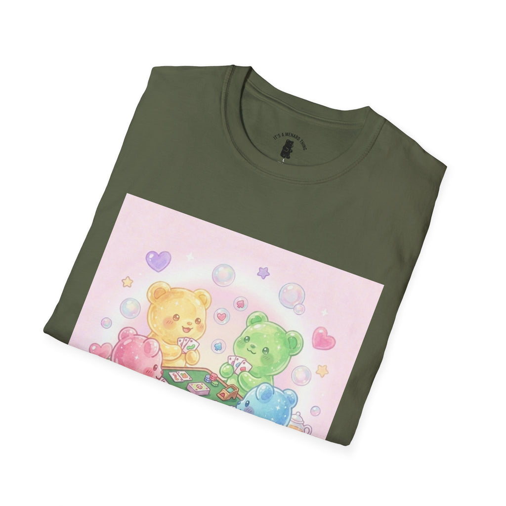 Friendly Card Game, Gooey Gummy Friends- Kawaii Graphic T-Shirt