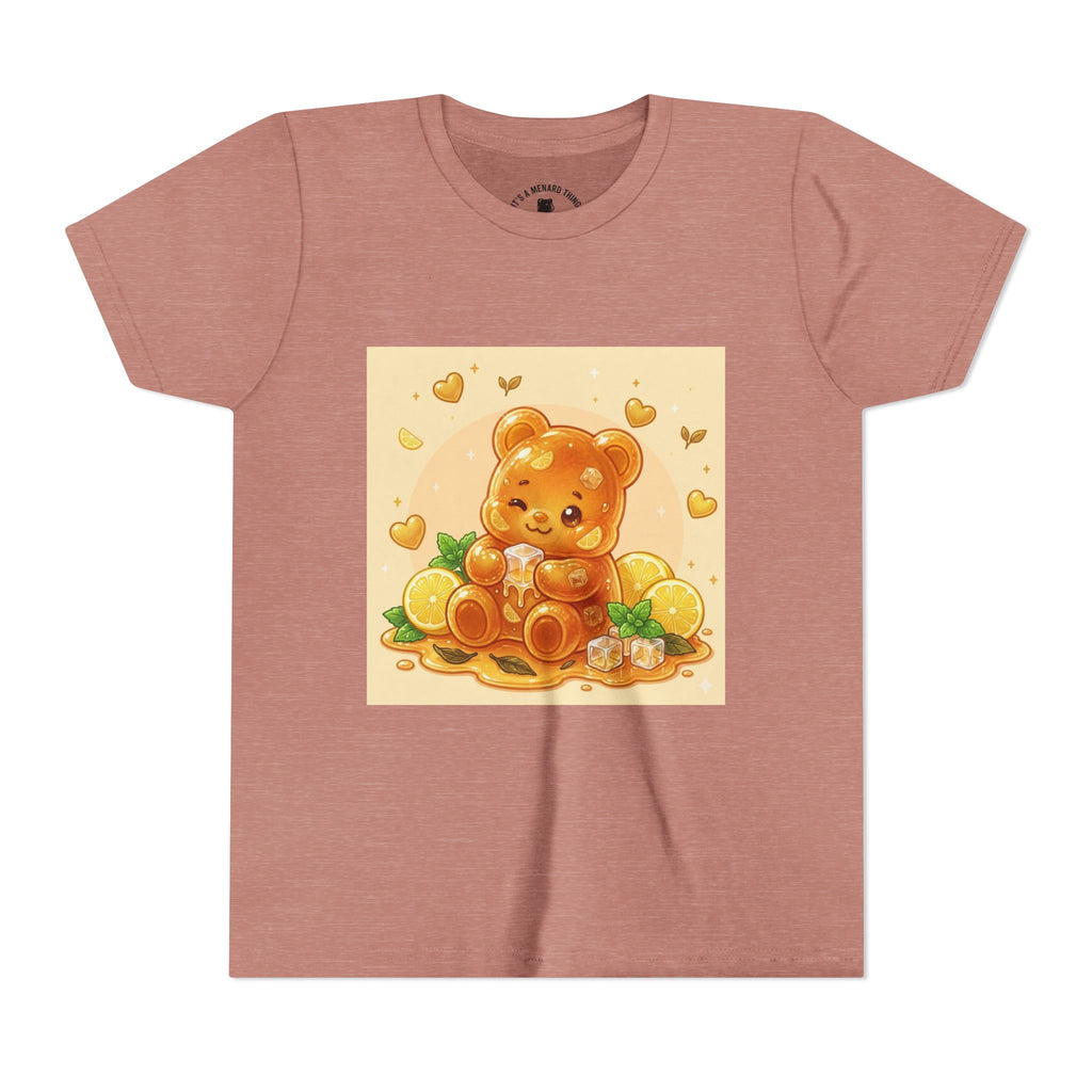 Honey Lemon Iced-Tea Gooey Gummy Bear Youth T-Shirt