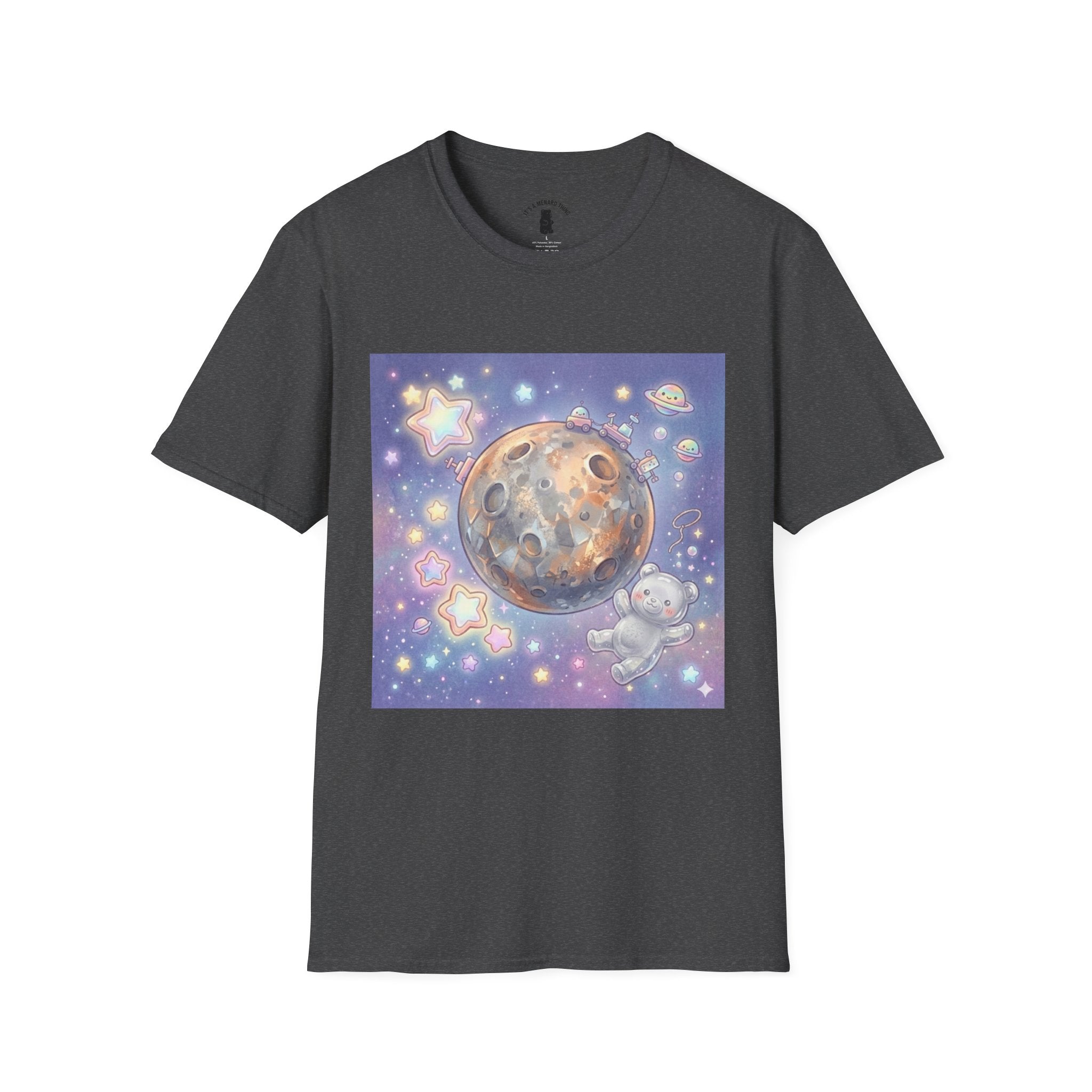 Smart as Me called Mercury Silver crystal Gooey Gummy Bear — Kawaii Graphic T-Shirt