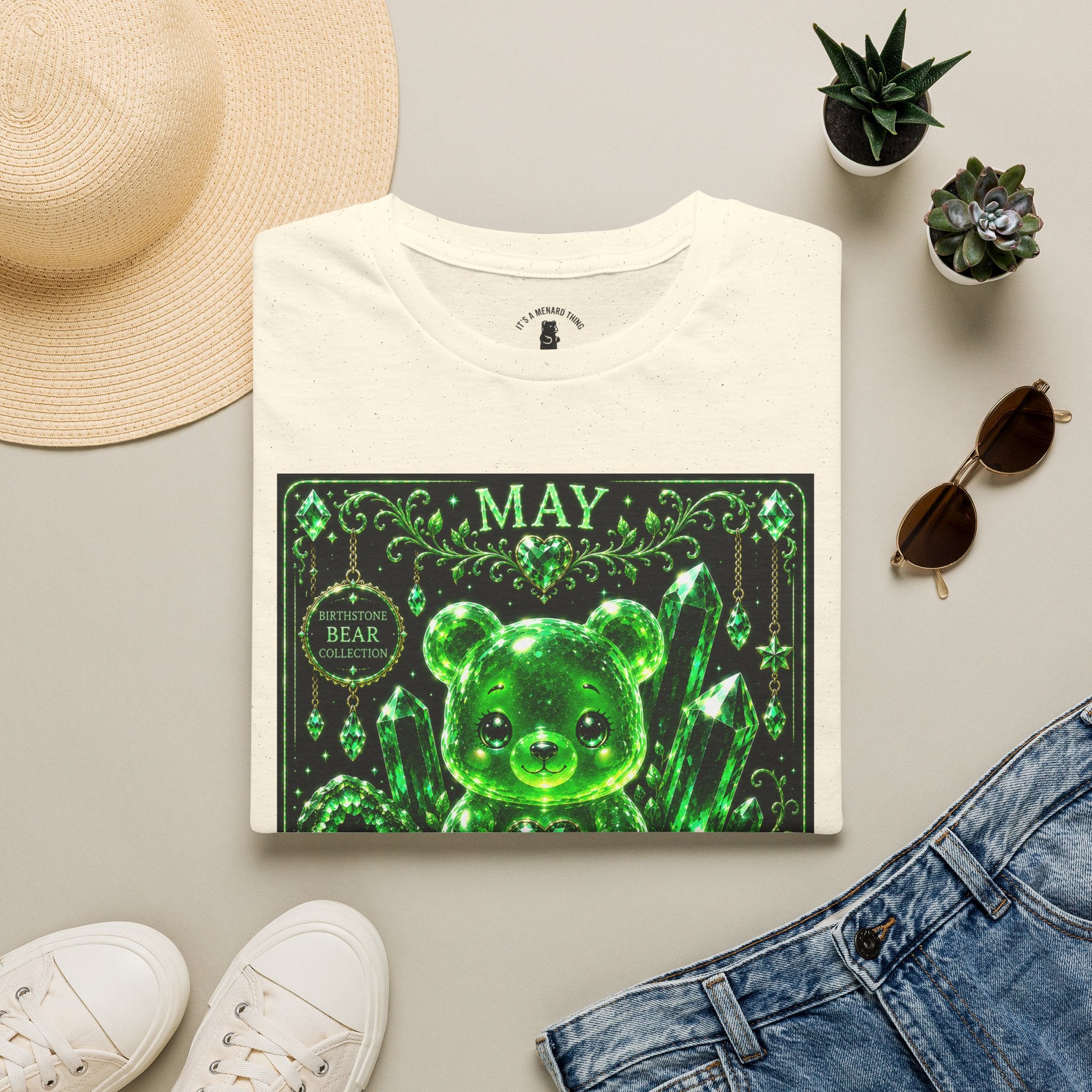 May, Emerald Birthstone Oozy Bear Gummy Special Addition- Graphic Shirt