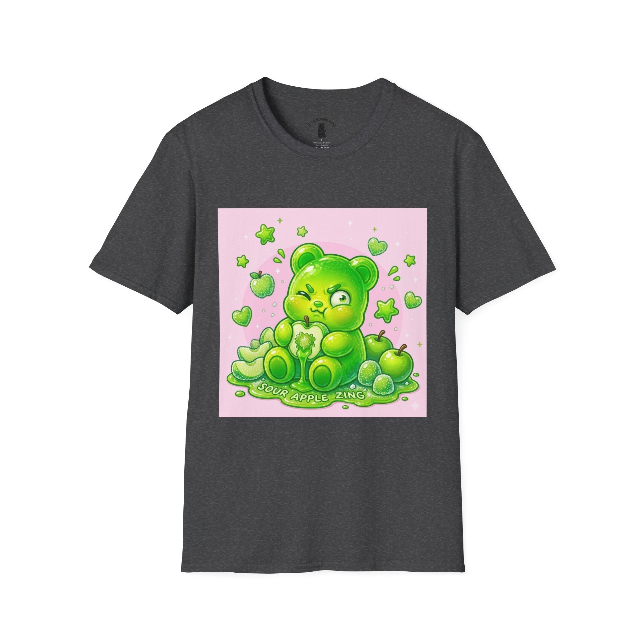 Sour Green Apple Gooey Gummy Bear T-Shirt — Graphic Tee