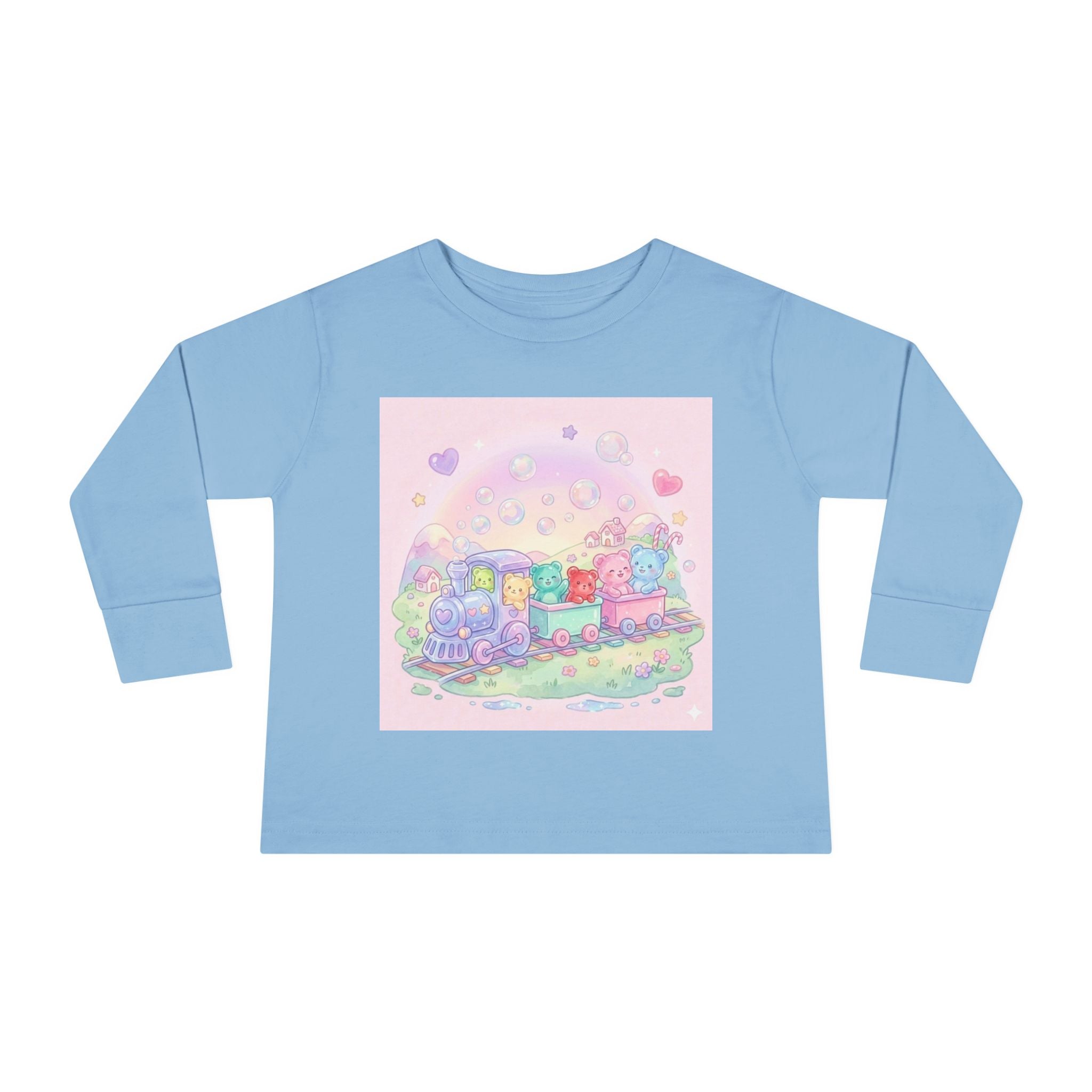 Choo-Choo Train with Friends, Oozy Bear Gummy Fun Trip- Graphic Long Sleeve Shirt