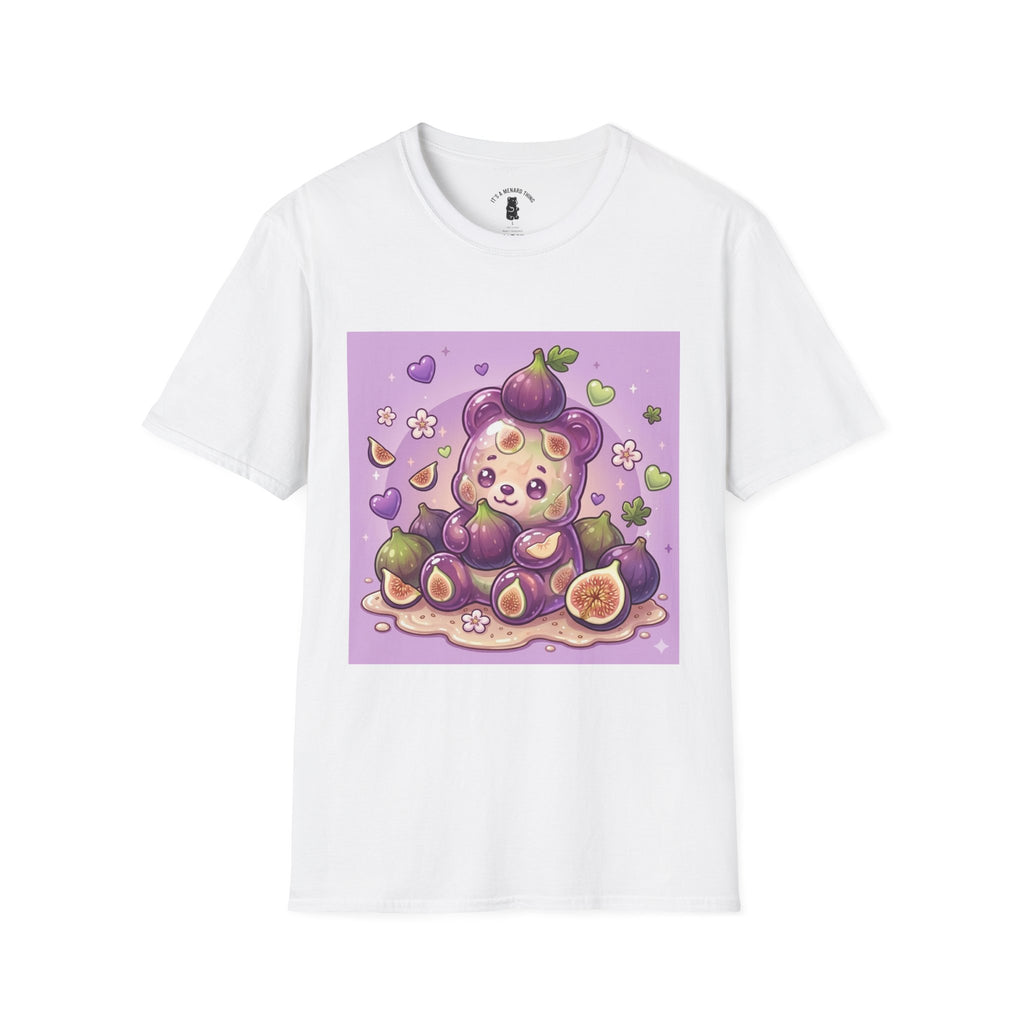 Delicious Ripe Fig, Exotic Oozy Gummy Bear Friend — Kawaii Fruit Design