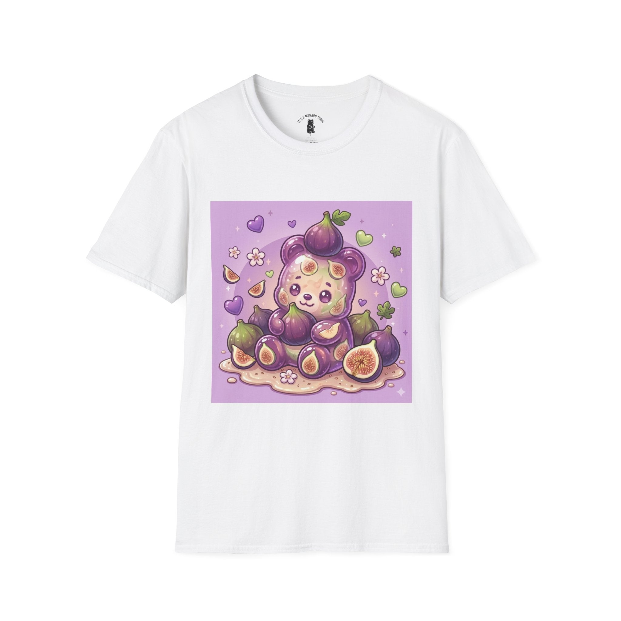 Delicious Ripe Fig, Exotic Oozy Gummy Bear Friend — Kawaii Fruit Design