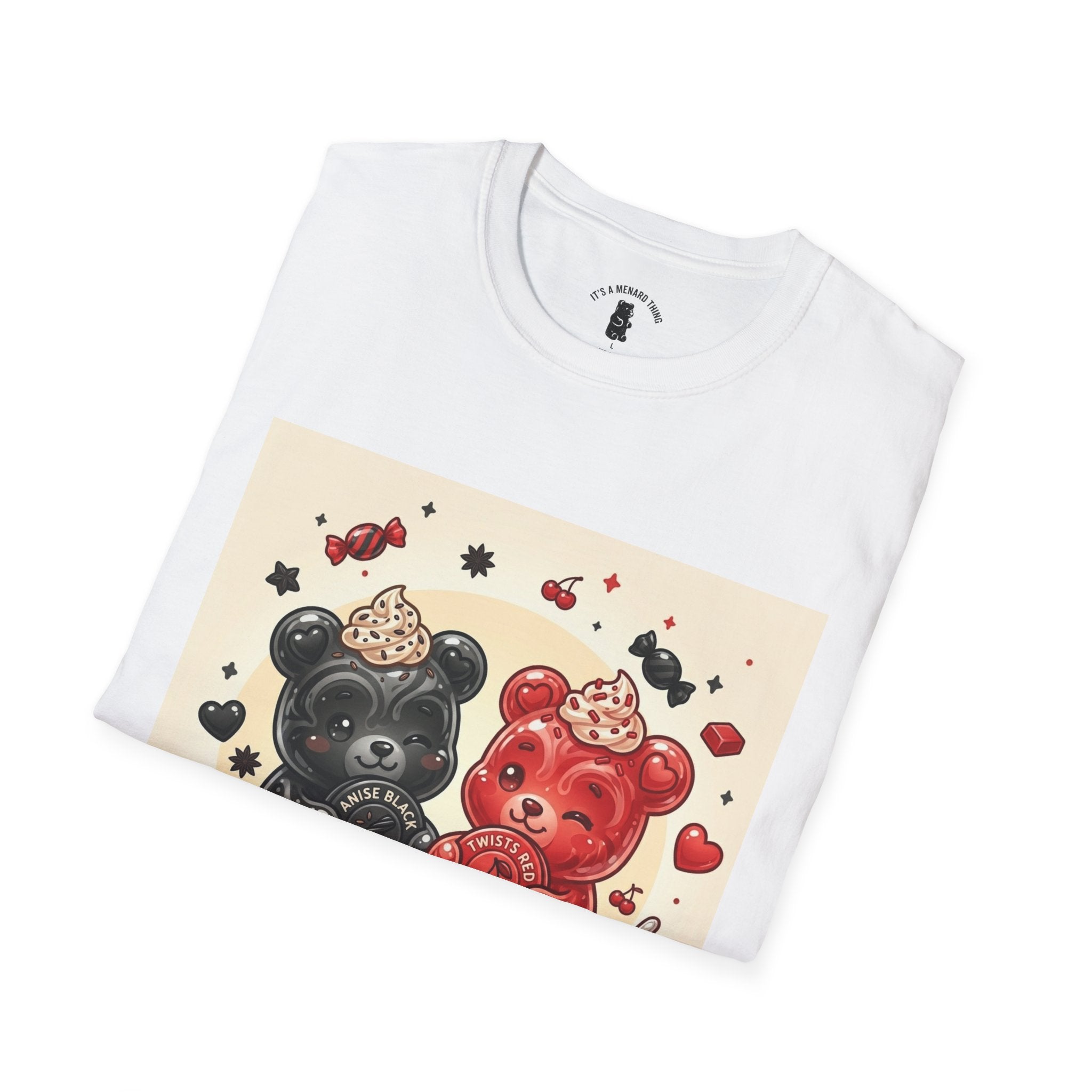 Licorice Twins, Gooey Gummy bears — Kawaii Graphic T-Shirt