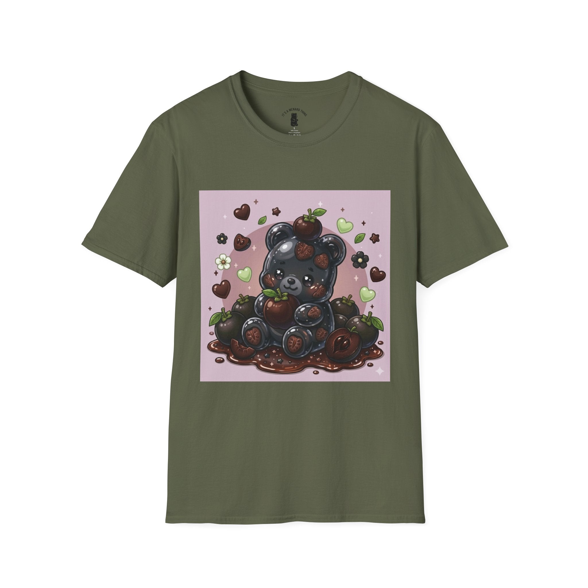 Special Black Sapote Fruit, Exotic Oozy Gummy Bear — Kawaii Graphic Shirt