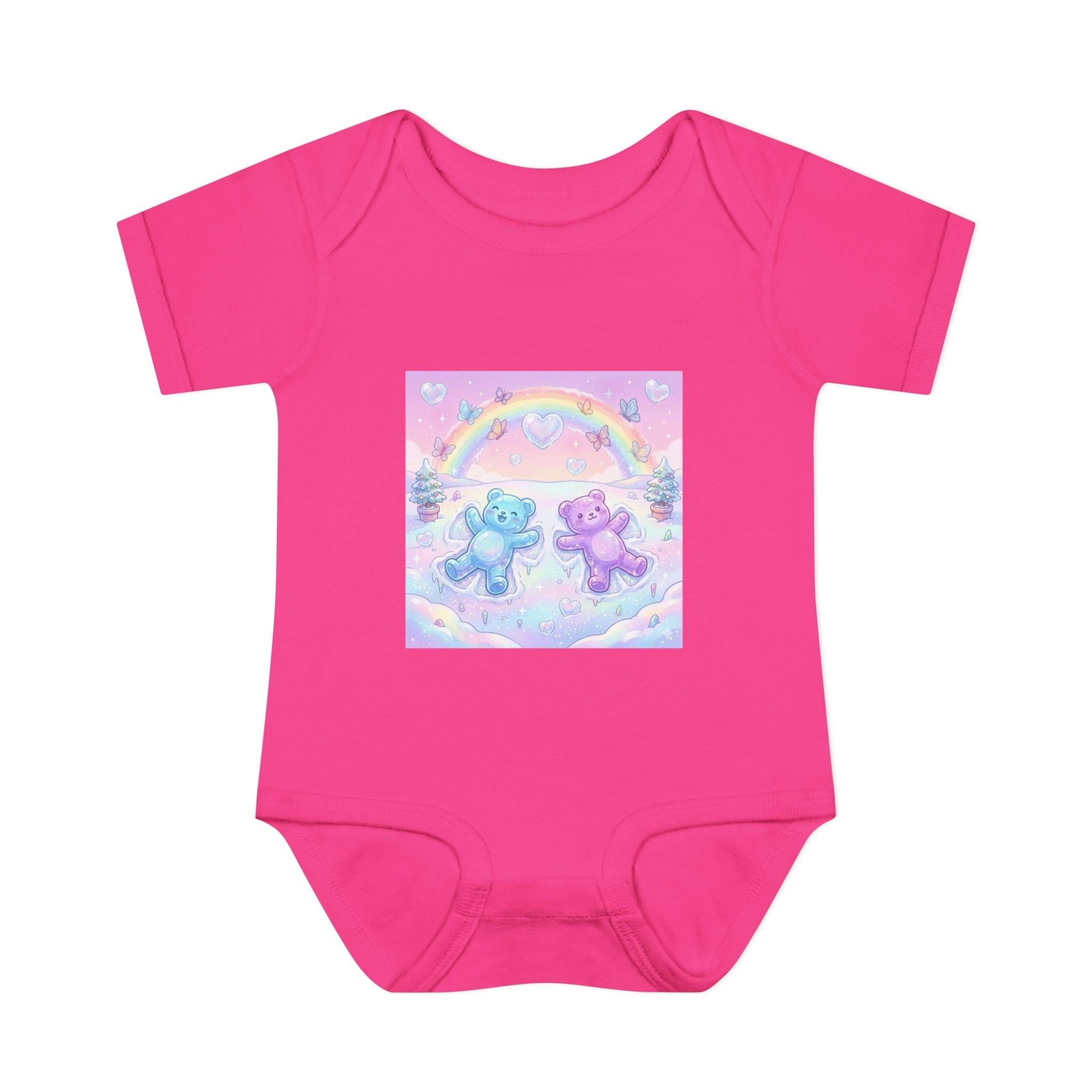 Twin Snow Angel Gooey Gummy Bears Infant Bodysuit — Cute Baby Onesie