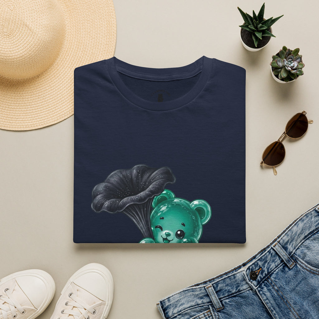 Black Trumpet Mushroom, Teal Special Oozy Bear Gummy Special- Graphic Shirt