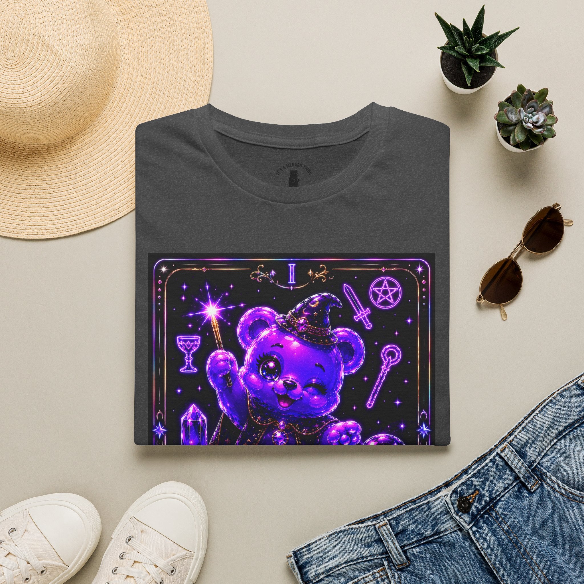 The Magician Oozy Bear Gummy Tarot Card Special Addition- Kawaii Graphic Tee