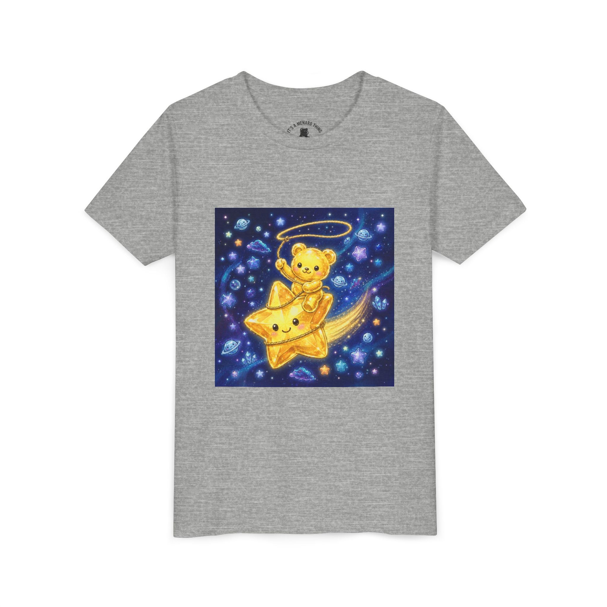 Rodeo, Giddy Up! Starlight Yellow Gooey Crystal Gummy Bear- Graphic T-Shirt