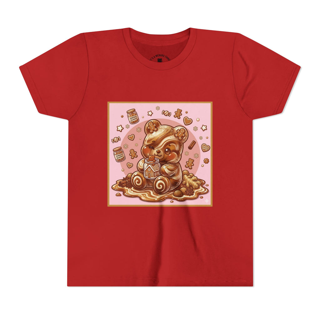 Gooey Gummy Bear Ginger Bread Graphic Youth T-Shirt