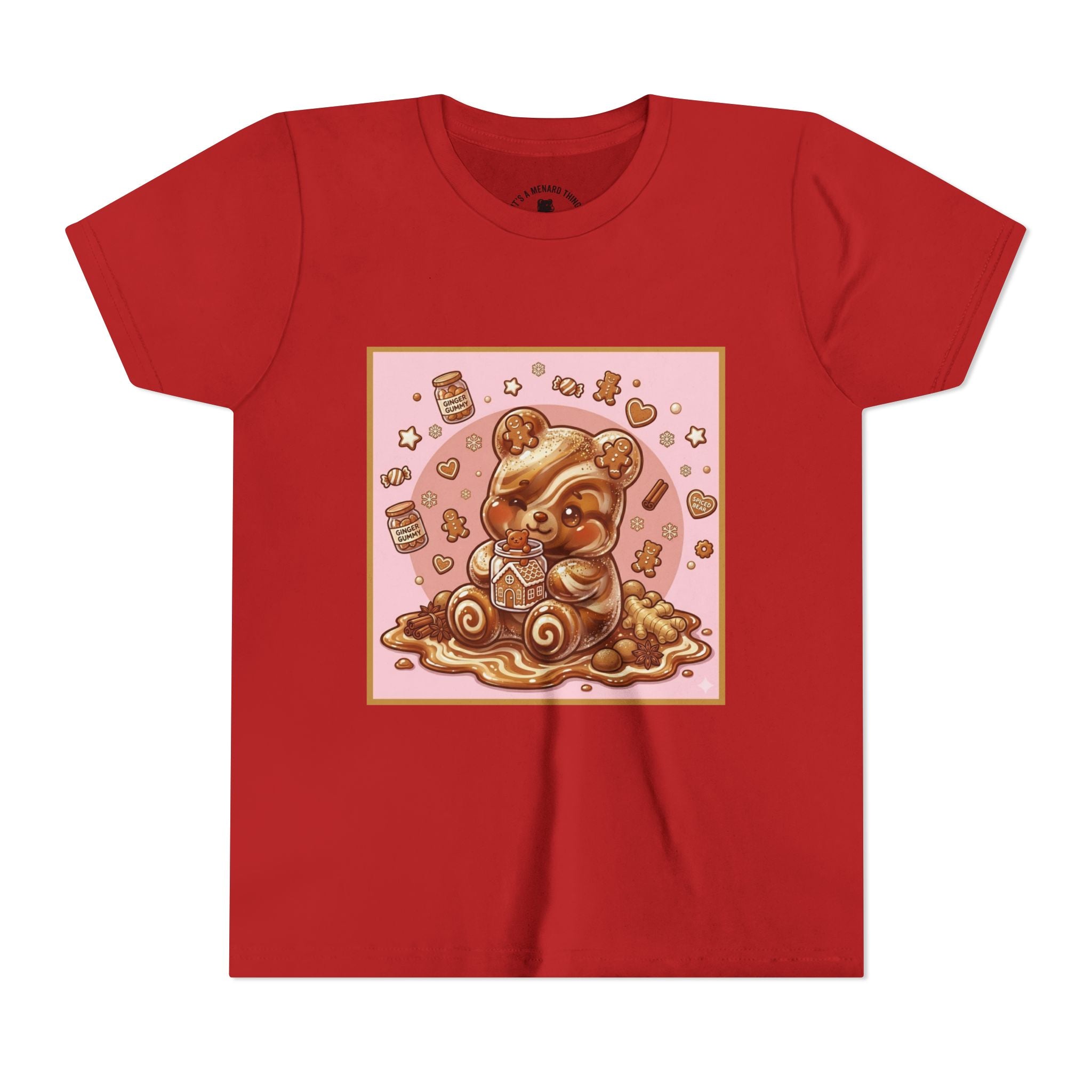 Gooey Gummy Bear Ginger Bread Graphic Youth T-Shirt