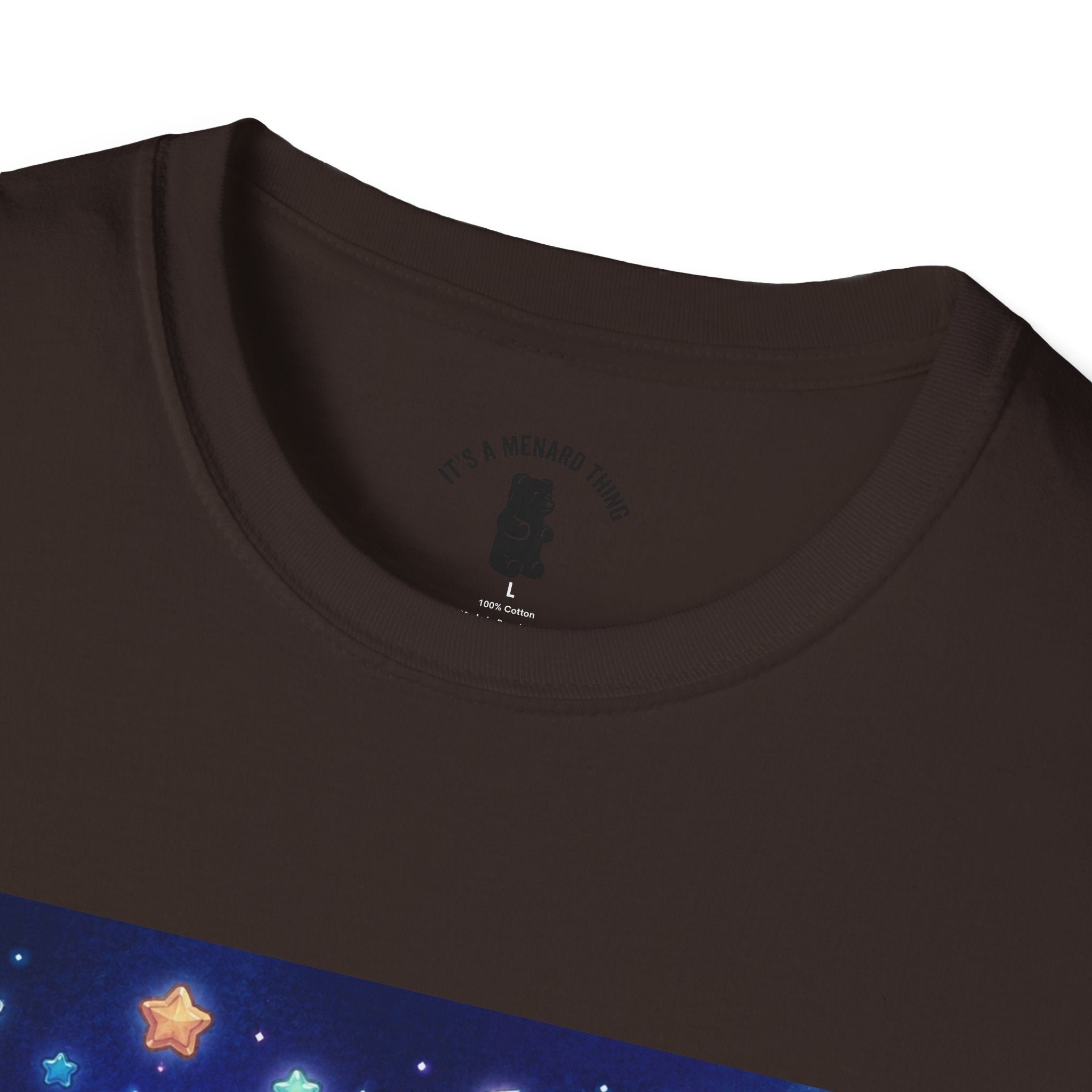 Lets Nap with Pluto, Teal Crystal Blue Gooey Gummy Bear- Kawaii Graphic T-Shirt