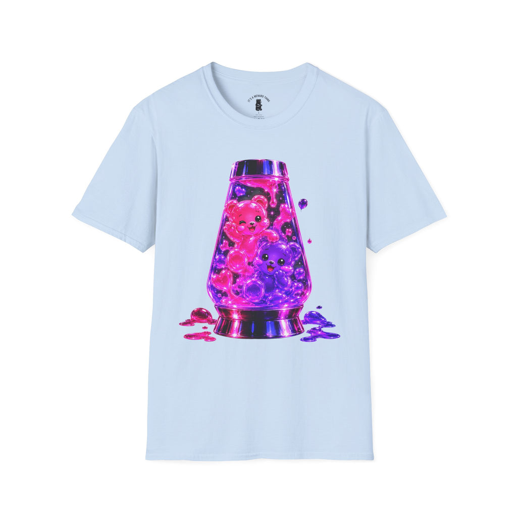 Retro Neon Special Lava Lamp, Oozy Bear Duo Gummies- Graphic Shirt
