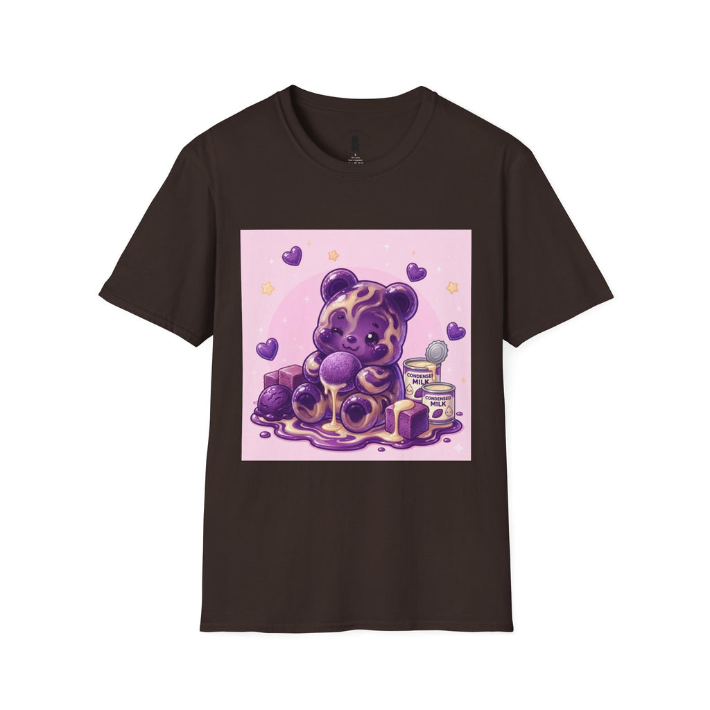 Ube & Condensed Milke Purple Gooey Gummy Bear — Kawaii Graphic Tee