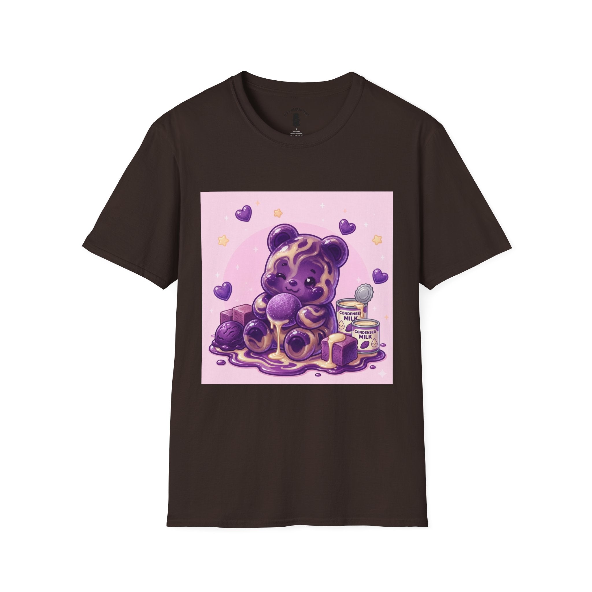 Ube & Condensed Milke Purple Gooey Gummy Bear — Kawaii Graphic Tee