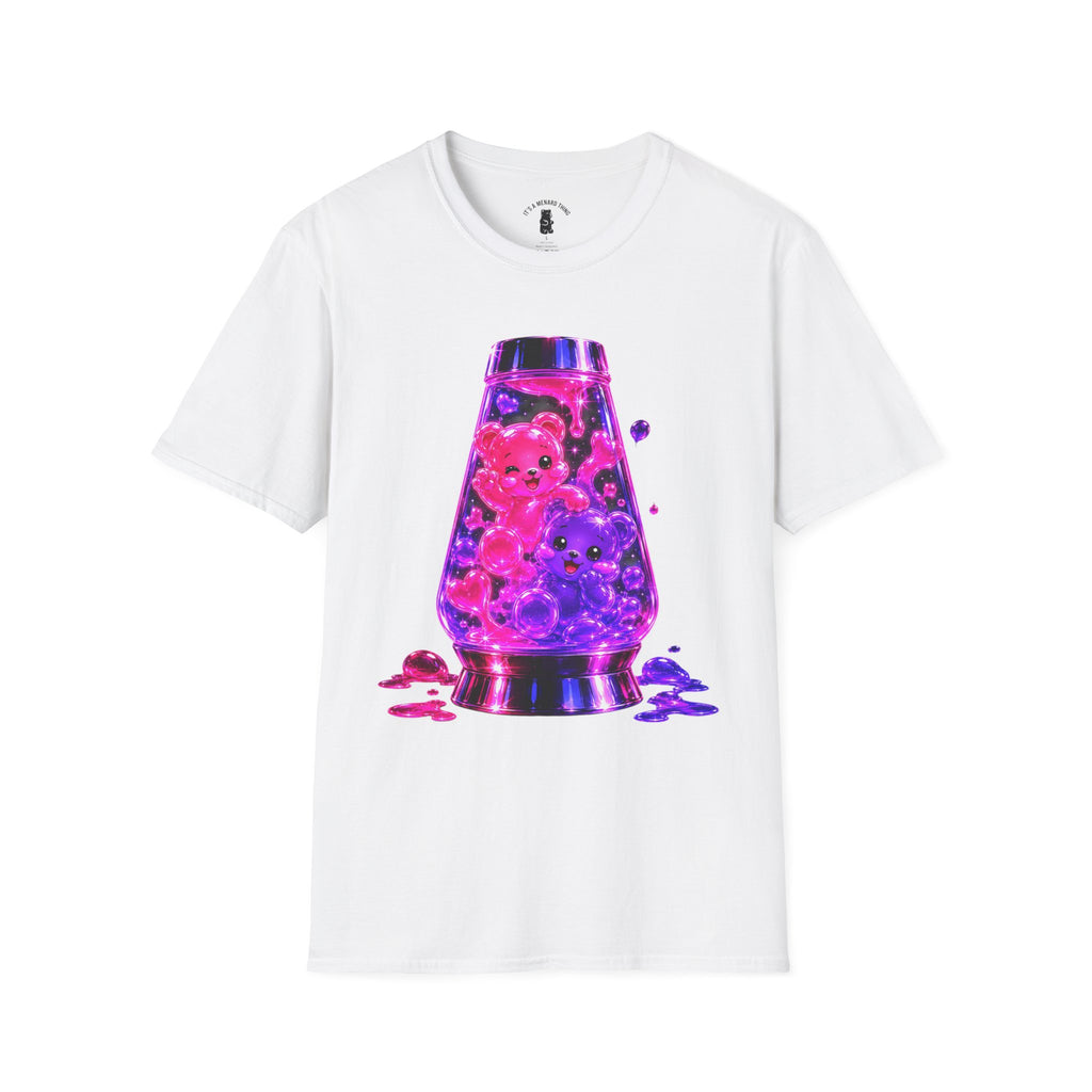 Retro Neon Special Lava Lamp, Oozy Bear Duo Gummies- Graphic Shirt