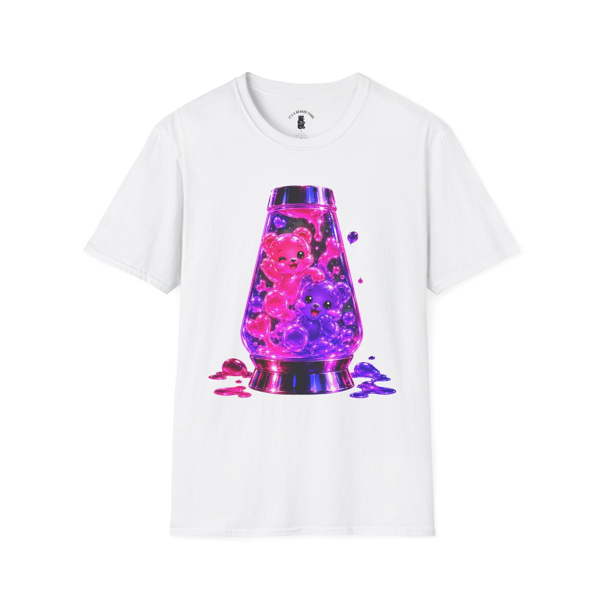 Retro Neon Special Lava Lamp, Oozy Bear Duo Gummies- Graphic Shirt