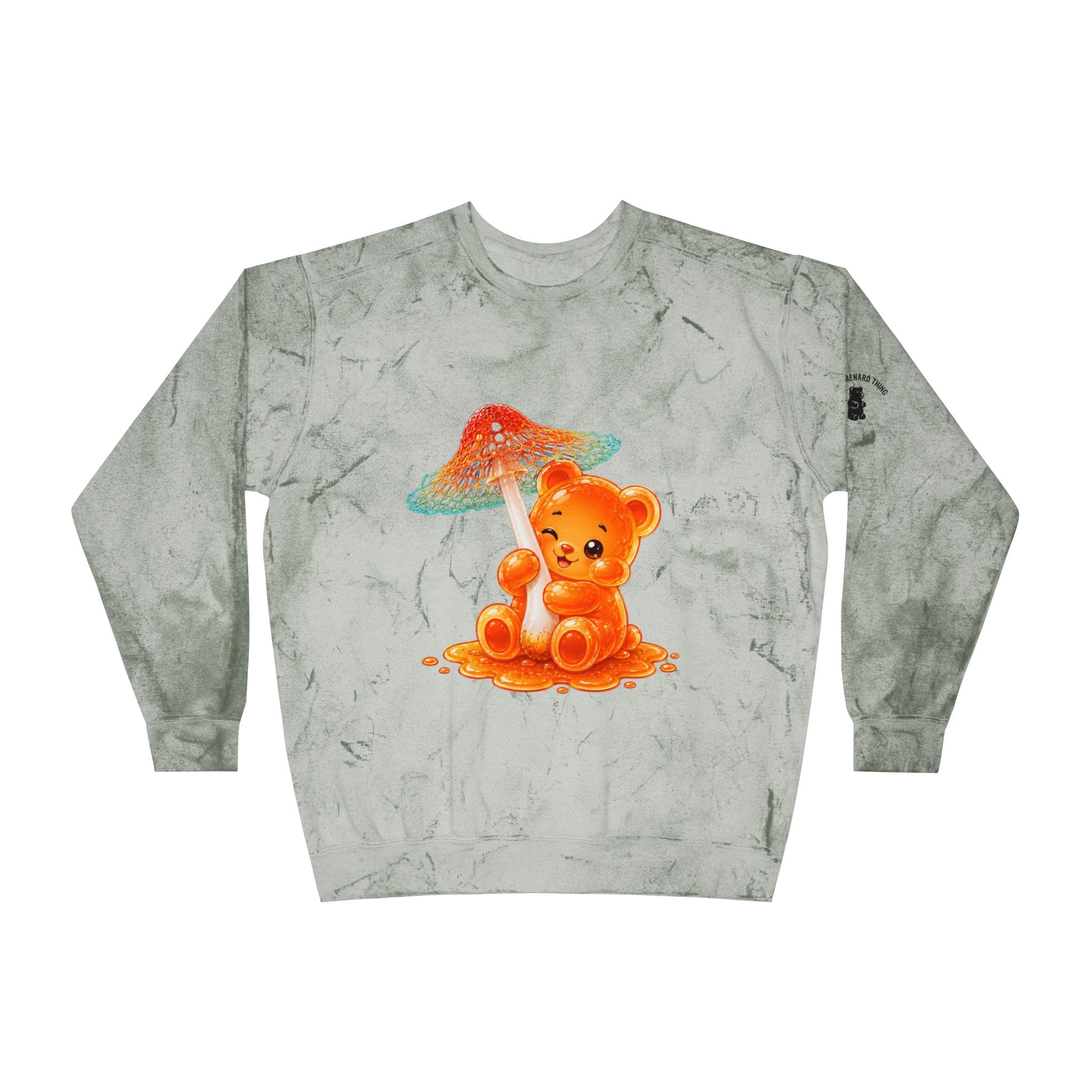Special Mushroom, Pretty Gooey Gummy Bear Friend -Kawaii Graphic Tie-Dye
