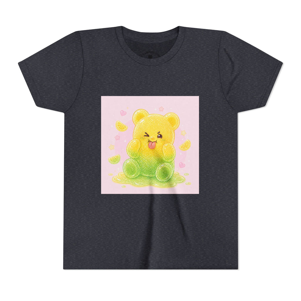Cute Lemon & Lime Sour Gooey Gummy Bear Kids- Graphic Youth T-Shirt