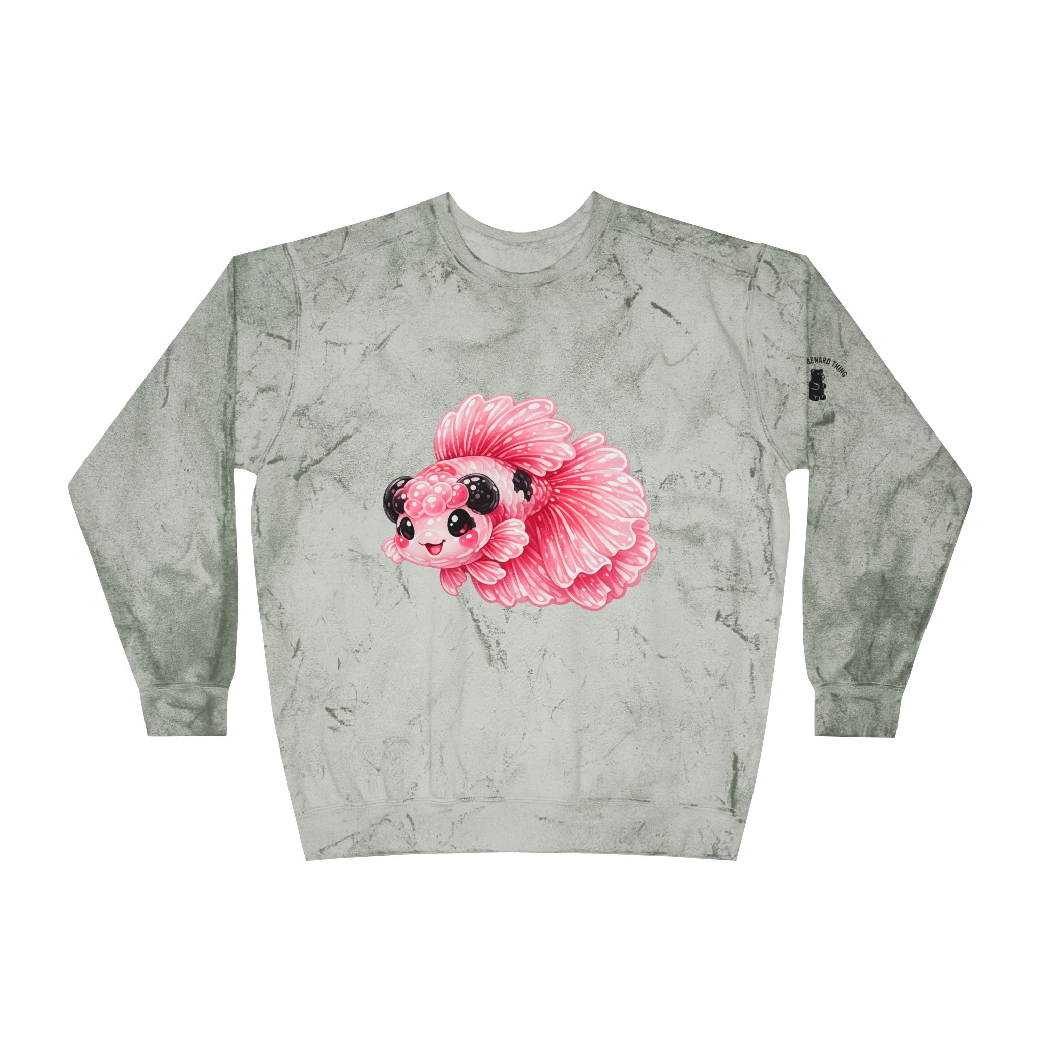 Pink Betta Fish Special Addition graphic Sweatshirt