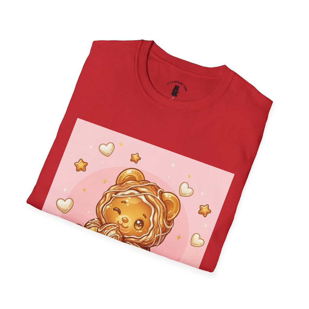 Cute Cheese Danish Gooey Gummy Bear — Kawaii Graphic T-Shirt