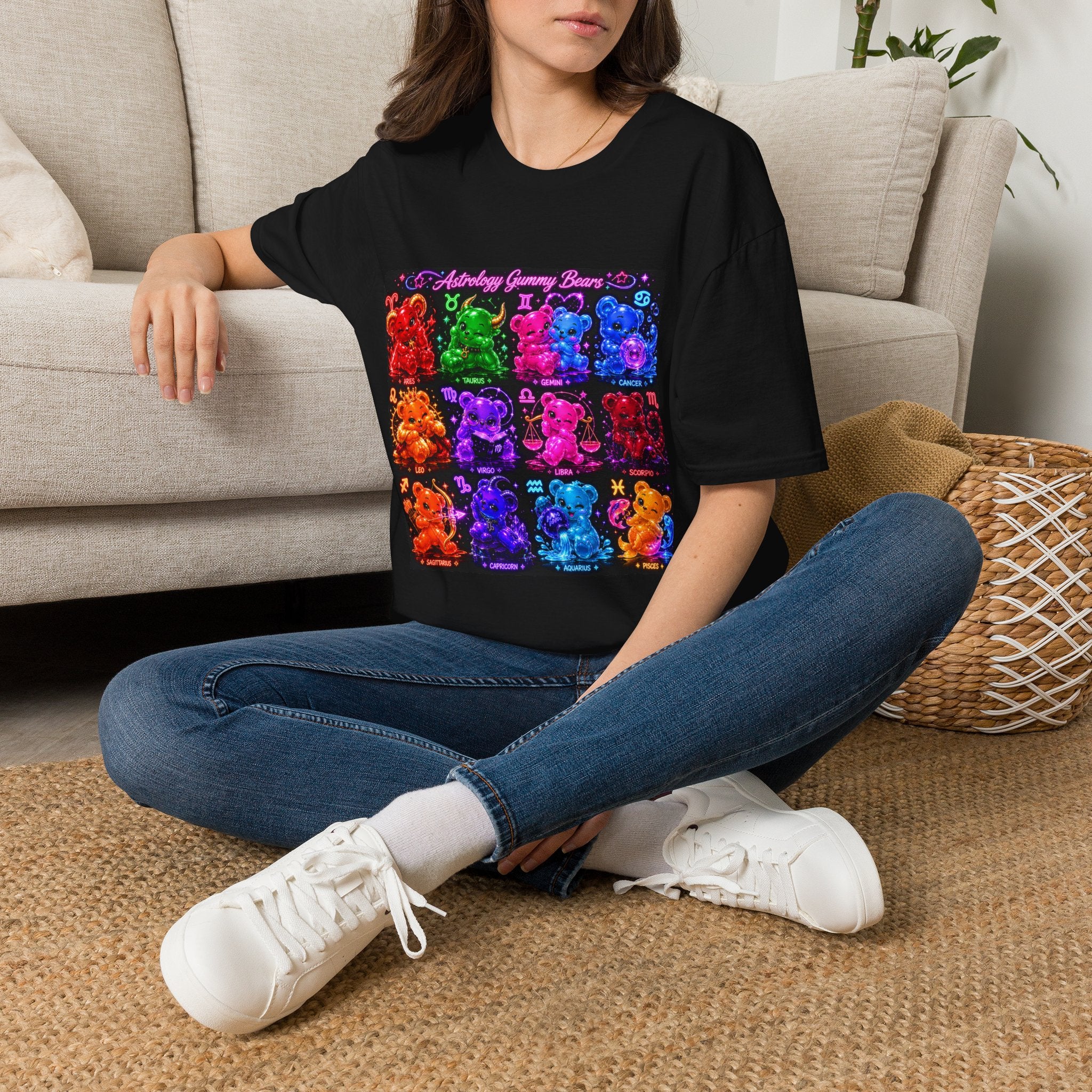 Astrology Gummy Bears Special Addition Grid — Colorful Graphic Shirt