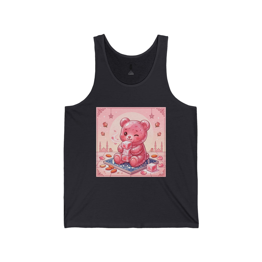 Rose Water Turkish Delight, Special Gooey Gummy Bear — Cute Illustration Tank Top