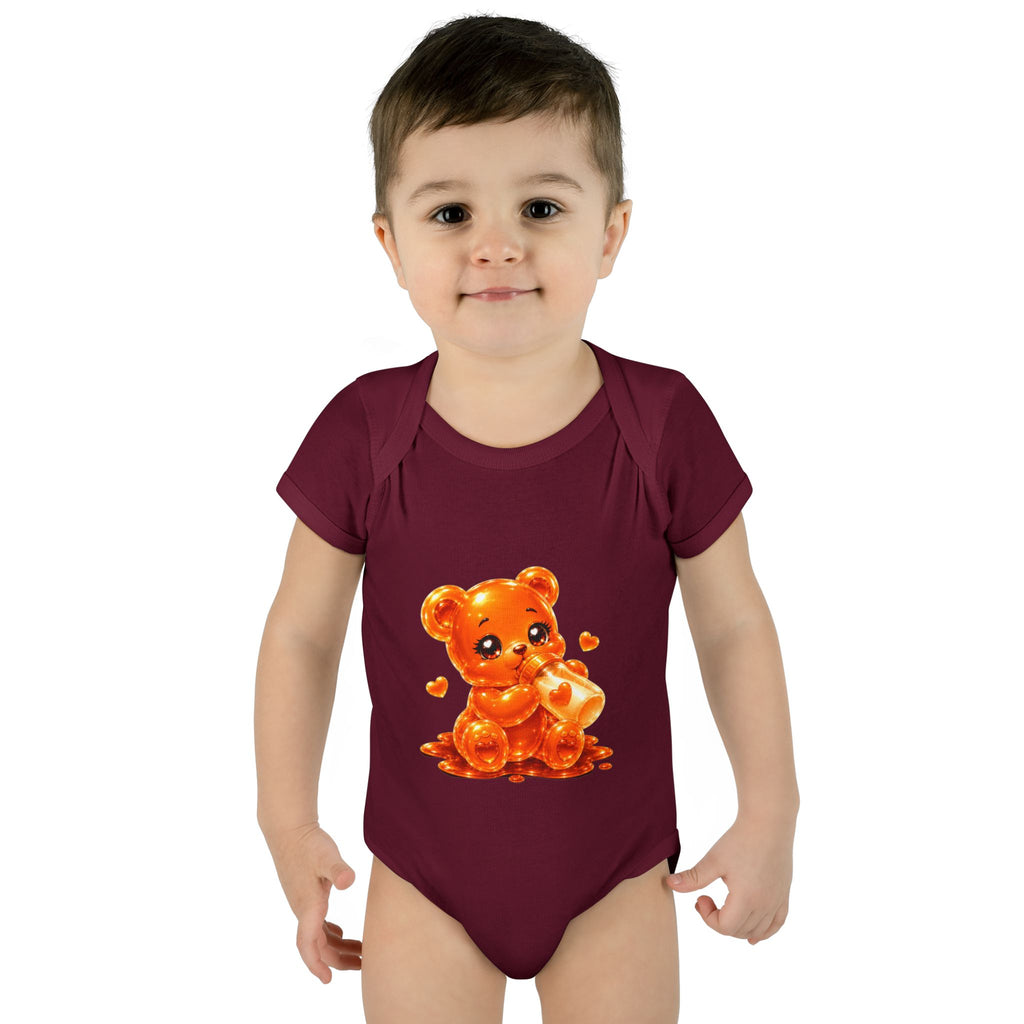 Snack Time, Oozy Baby Gummy Bear Cutie Special Addition- Graphic Onesie