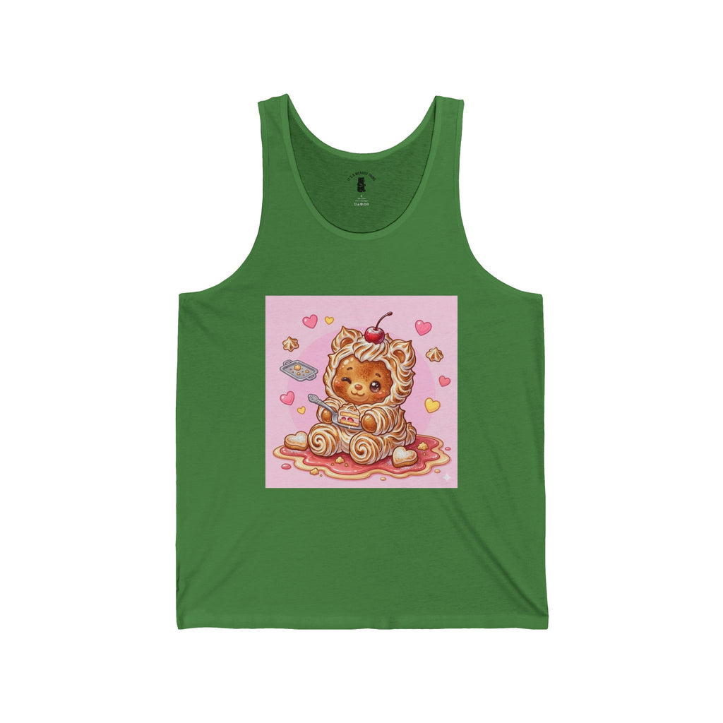 Baked Alaska, Special Gooey Gummy Bear in Whipped PJs — Cute Graphic Tank Top
