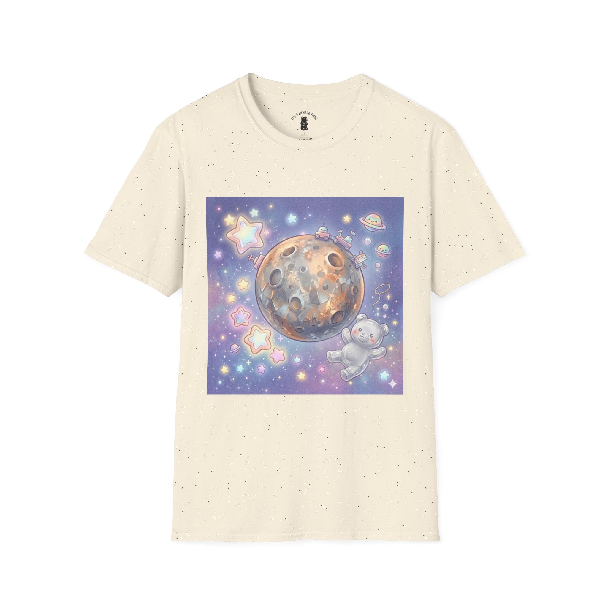 Smart as Me called Mercury Silver crystal Gooey Gummy Bear — Kawaii Graphic T-Shirt
