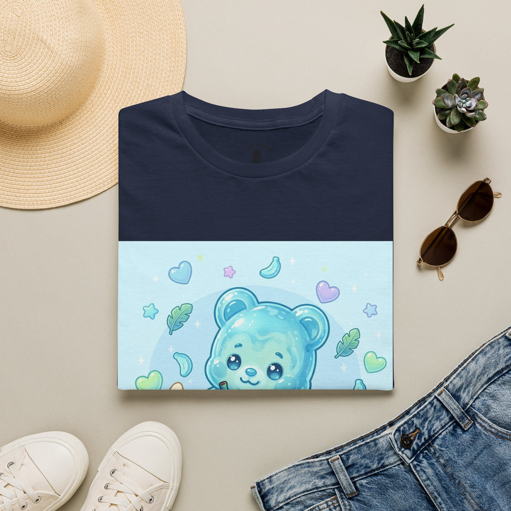 Exotic Blue Java Banana Baby Oozy Bear Friend- Kawaii Graphic Shirt
