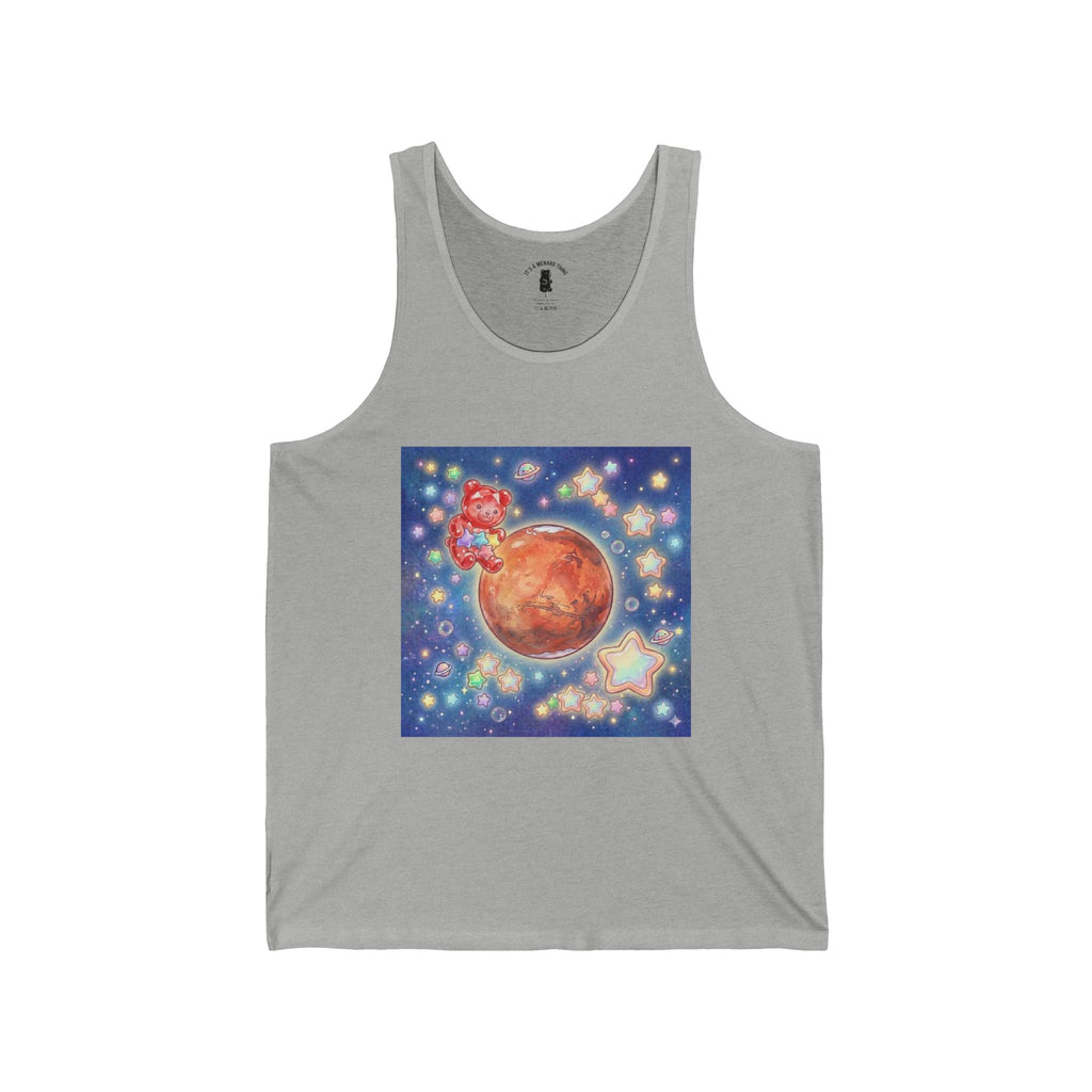 Take me To Mars Home, Special Crystal Red Gooey Gummy Bear— Kawaii Graphic Design