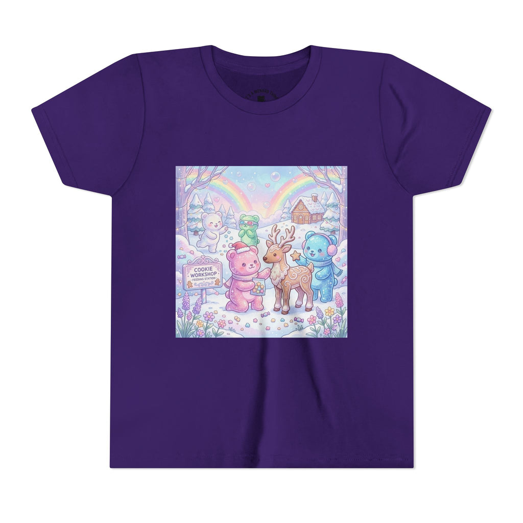 Gooey Gummies Feed Reindeer Graphic Youth Shirt