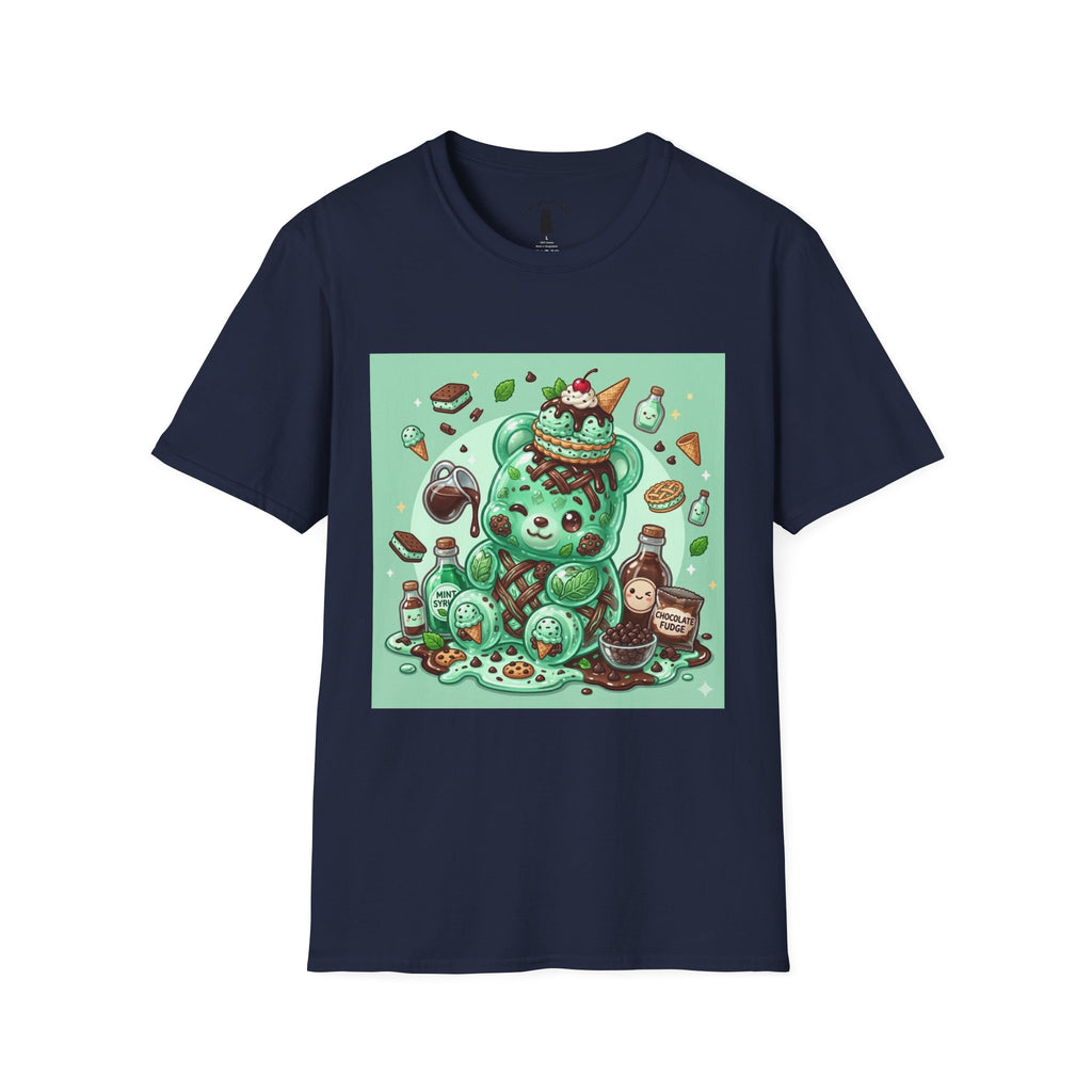 Mint Chip Ice Cream, Exotic Gooey Gummy Bear — Kawaii Graphic Tee