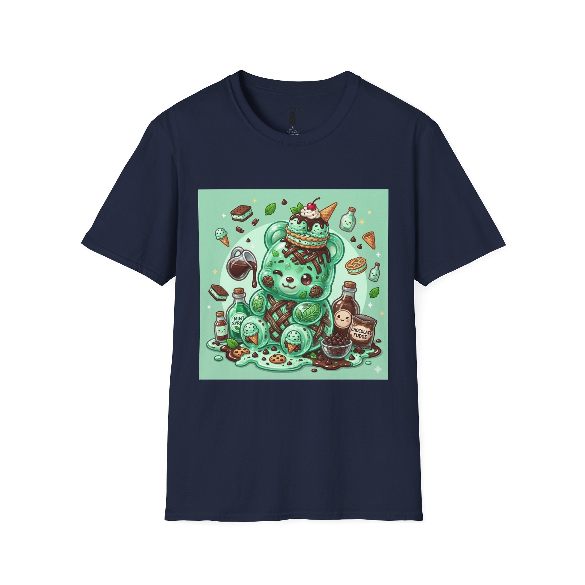 Mint Chip Ice Cream, Exotic Gooey Gummy Bear — Kawaii Graphic Tee