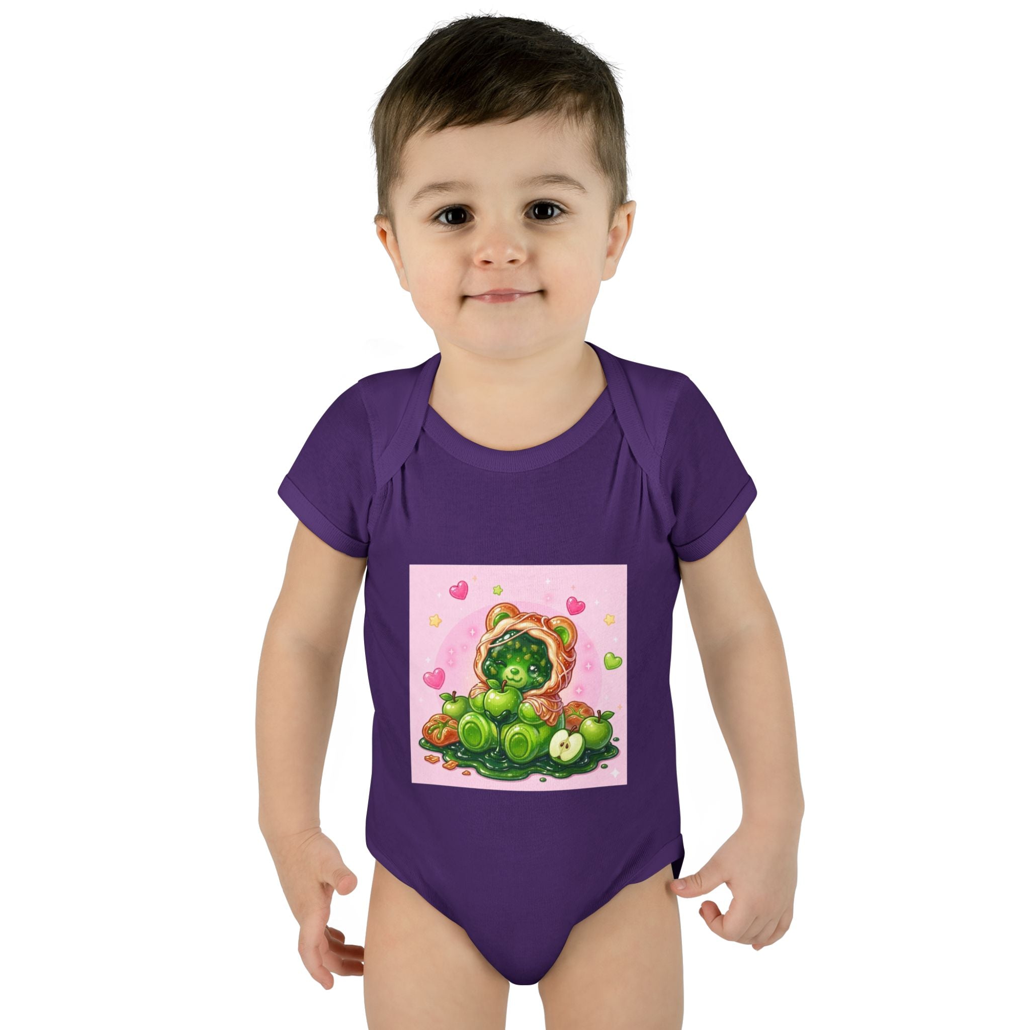Green Apple Danish Gooey Gummy Bear in Puff PJs