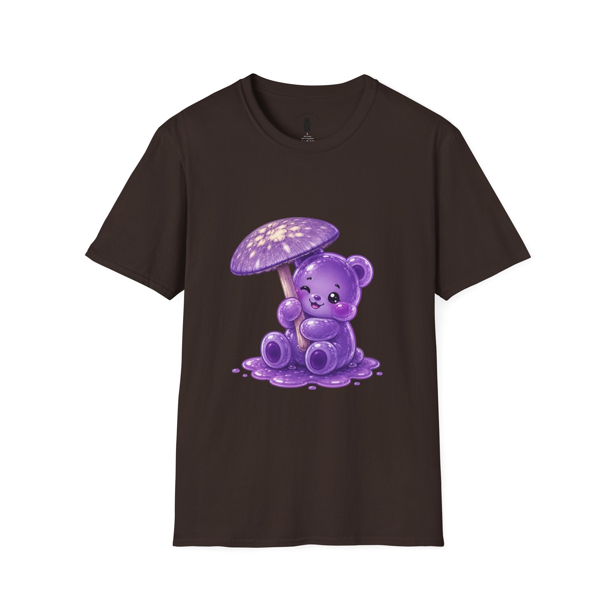 Purple Cortinarius Violaceus Mushroom Oozy Bear Special- Graphic Shirt