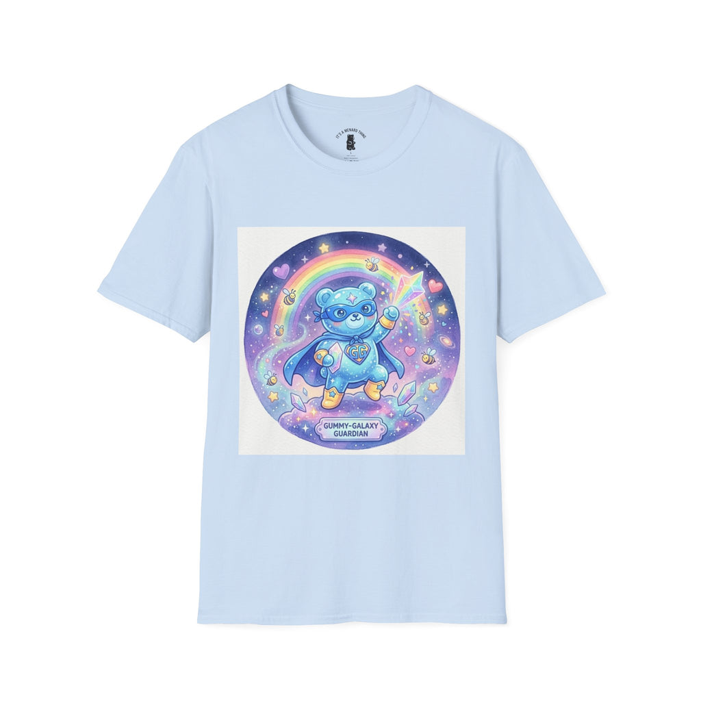 Mighty Super Crystal Gooey Gummy Bear- Kawaii Graphic T-Shirt