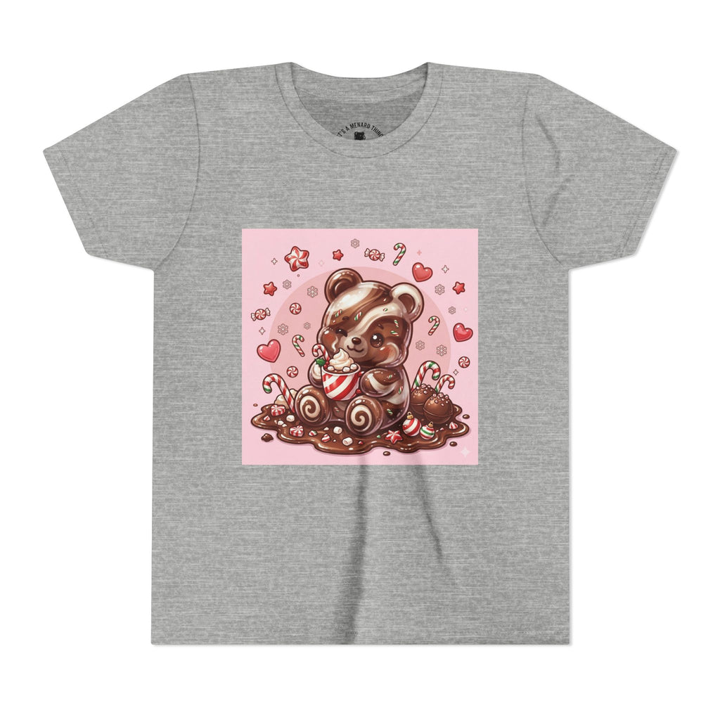 Cute Hot Chocolate Gooey Gummy Bear Holiday Kids Shirt
