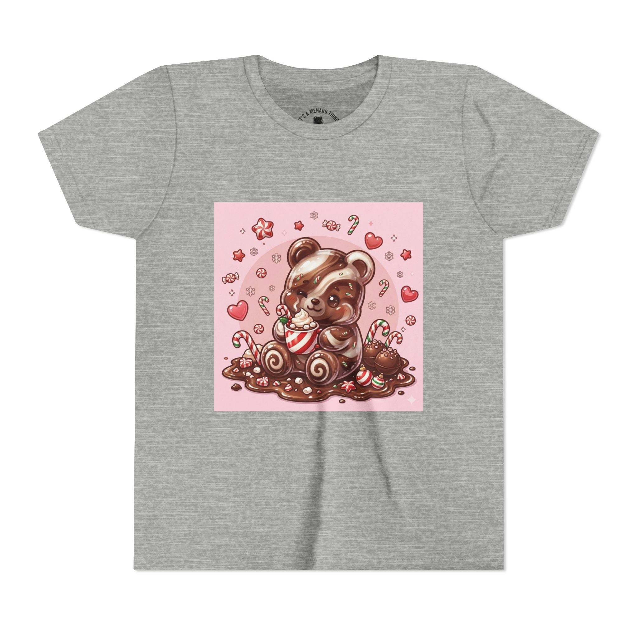 Cute Hot Chocolate Gooey Gummy Bear Holiday Kids Shirt