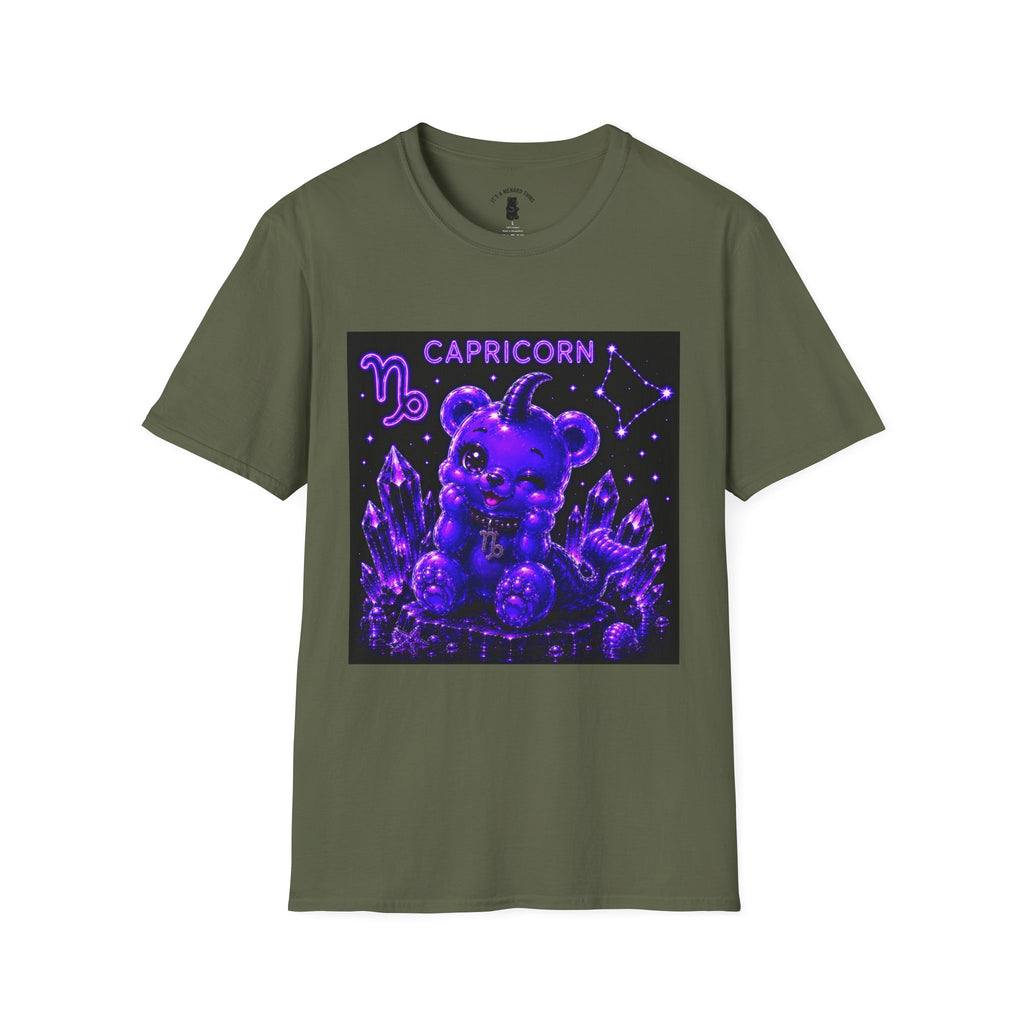 Capricorn Zodiac Constellation Oozy Bear Friend- Graphic Shirt