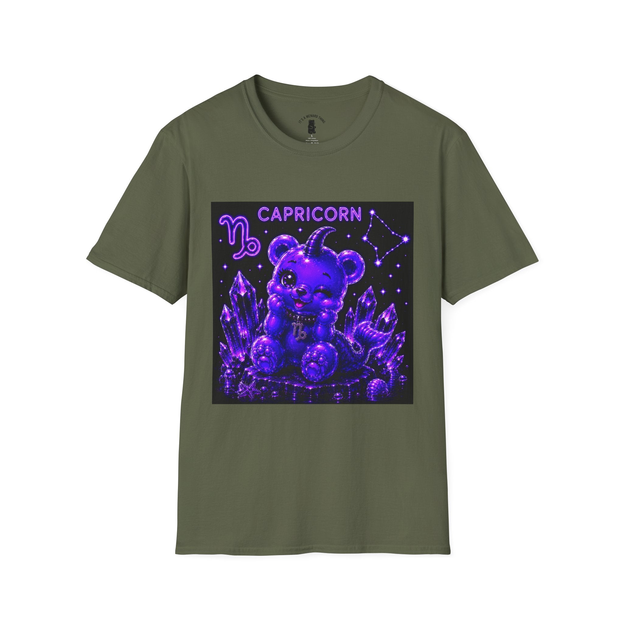 Capricorn Zodiac Constellation Oozy Bear Friend- Graphic Shirt