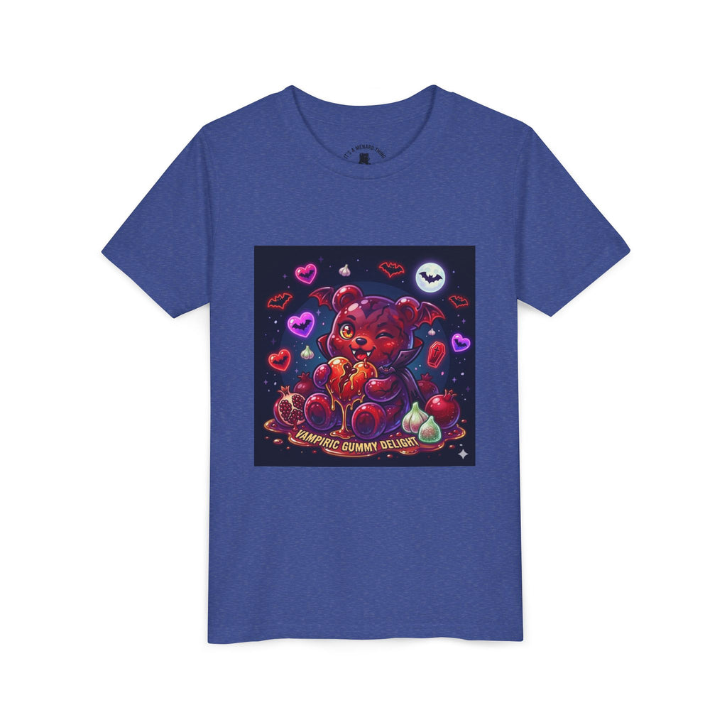 Halloween Vampire Gooey Gummy Bear - Cute Goth Heart Graphic Shirt