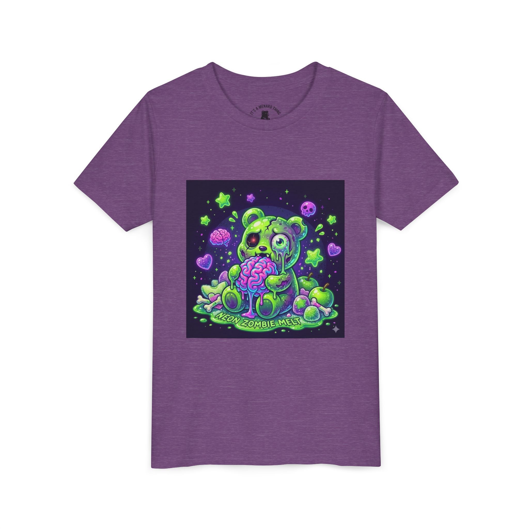 Neon Zombie Gooey Gummy Bear Graphic Tee