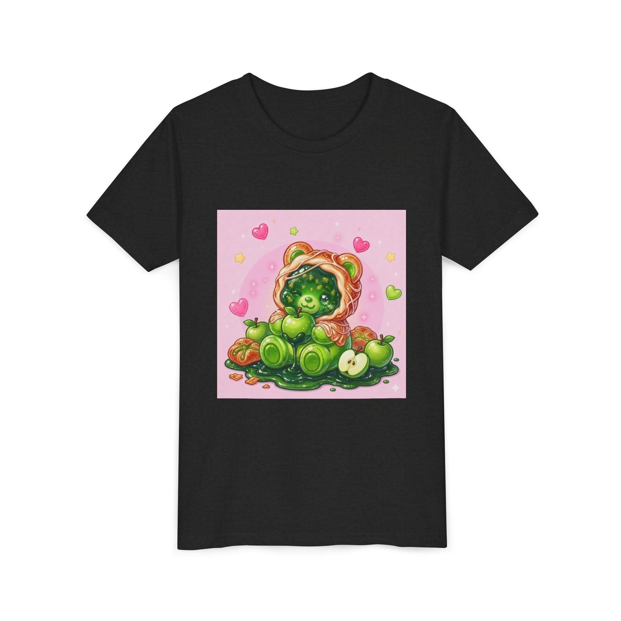 Cute Green Apple Gooey Gummy Danish Bear